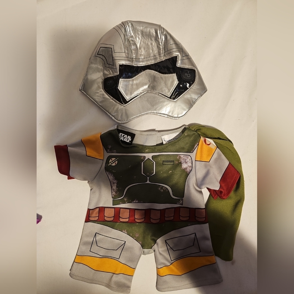 Build a bear Star Wars Costume with Silver and Green Accents